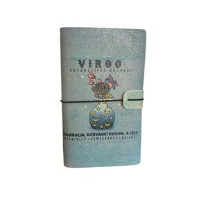 Travelers Notebook Journal Refillable Faux Leather A3 Zodiac  Virgo